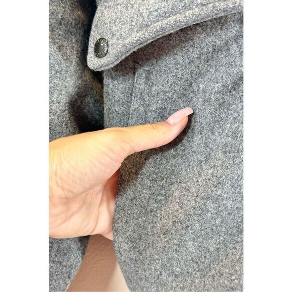 The North Face Rare 80's Vintage 100% Wool Lined Men's Button Front  Coat Large - Picture 3 of 13